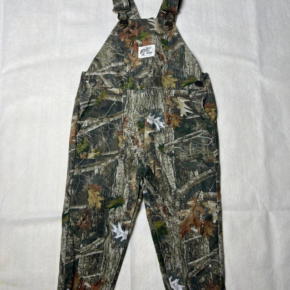 Bass Pro Shops Camo baby Overalls size 12M